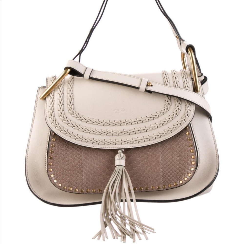 Chloe Calfskin Braided medium Hudson Bag